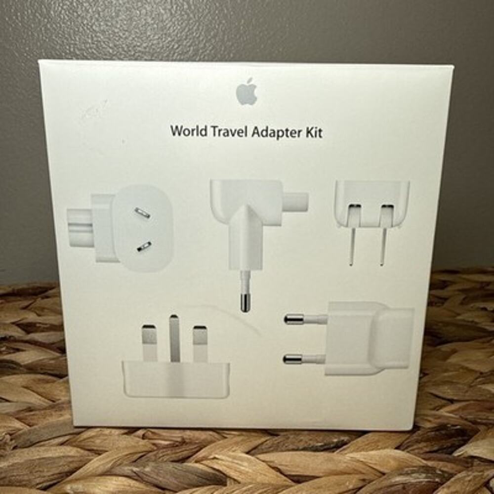 Apple World Travel Adapter Kit MD837AM/A International Plug Set Genuine OEM
